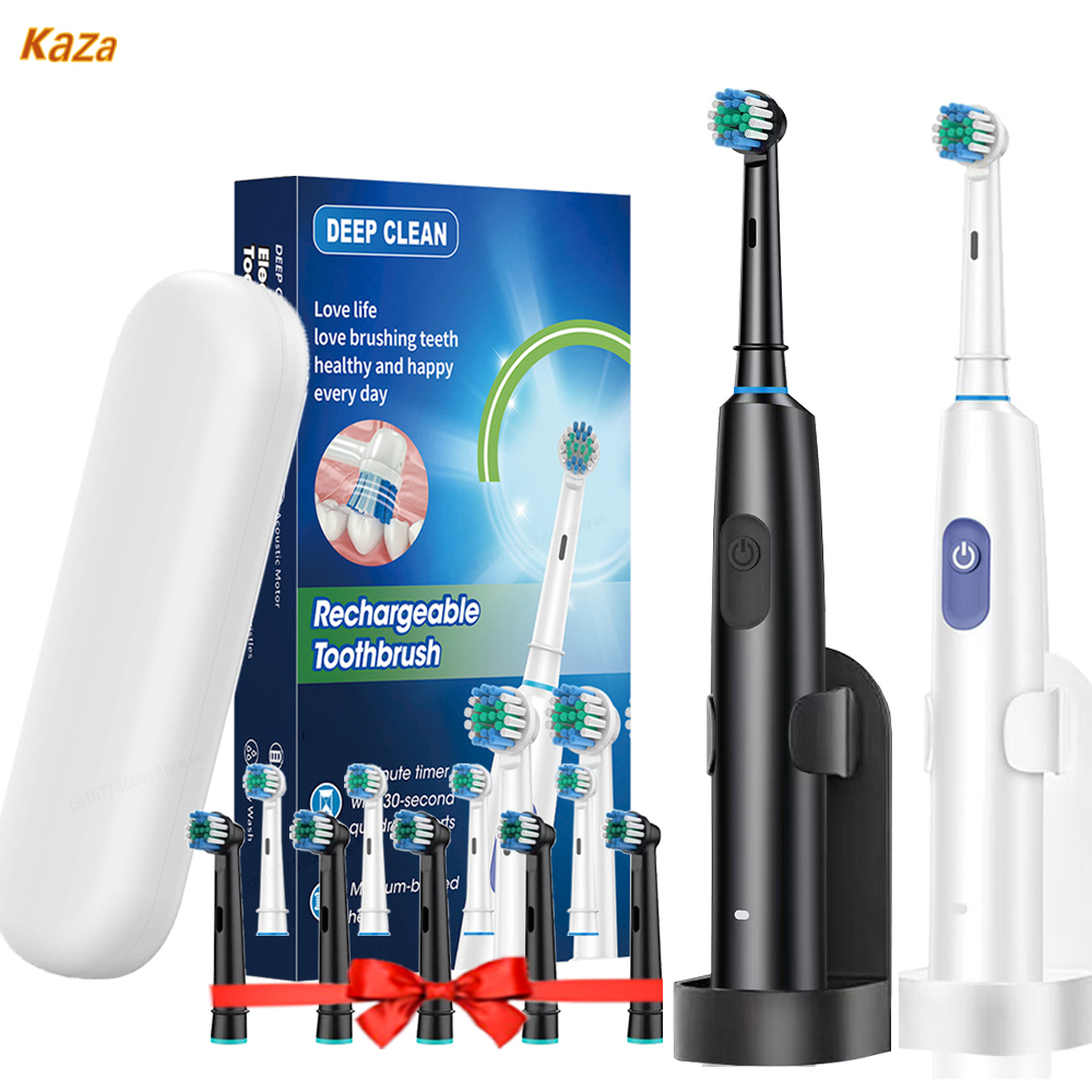 Teeth Whitening Kit - Spazzolino elettrico con supporto Spazzolino timer