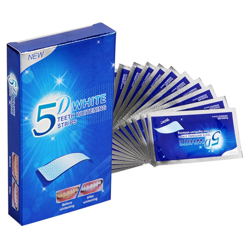 Teeth Whitening Near Me - 1-10 adesivi 5D per denti, gel